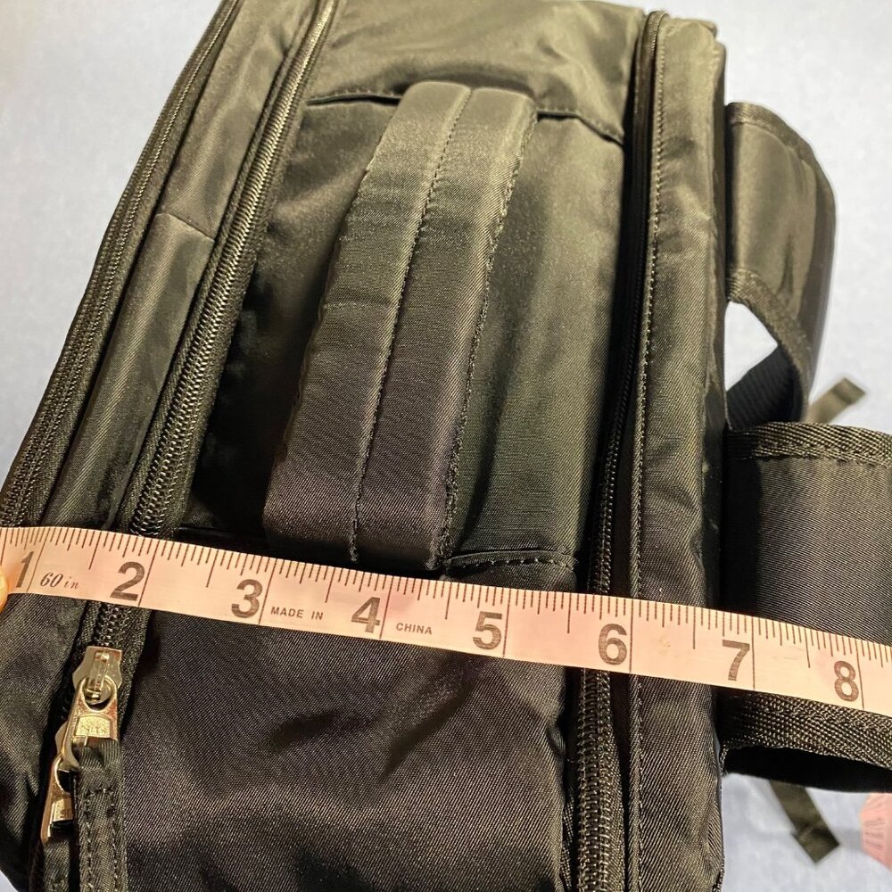 Durable Black Nylon Backpack With Multiple Pocket… - image 6